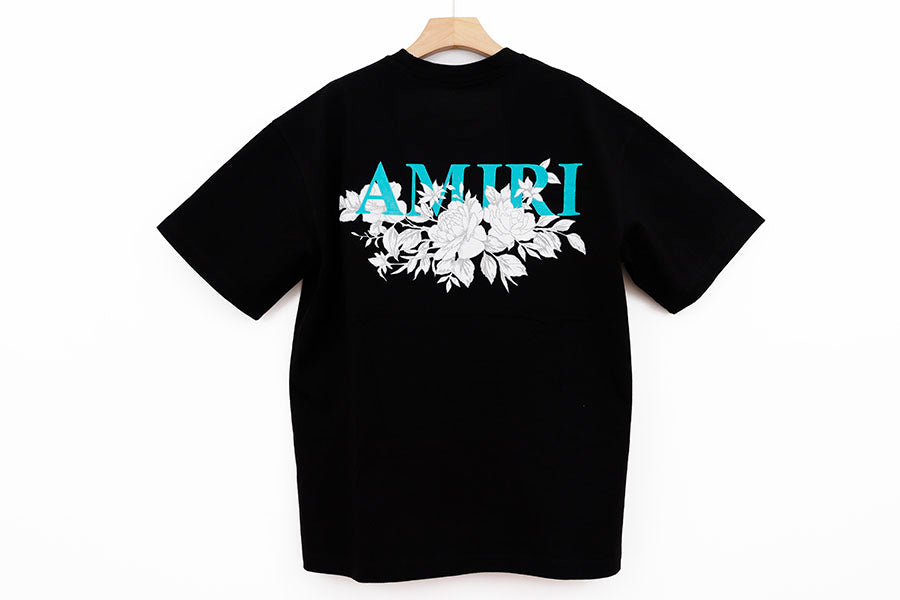 AMIRI ROSES BLACK OVERSIZE