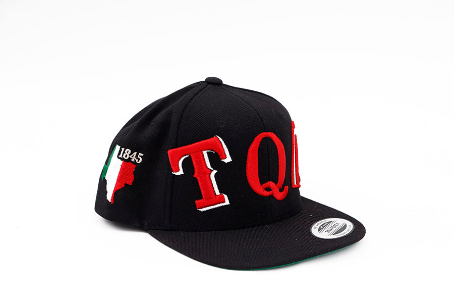 TEXAS RANGERS FT MEX TQM LOGO BLACK