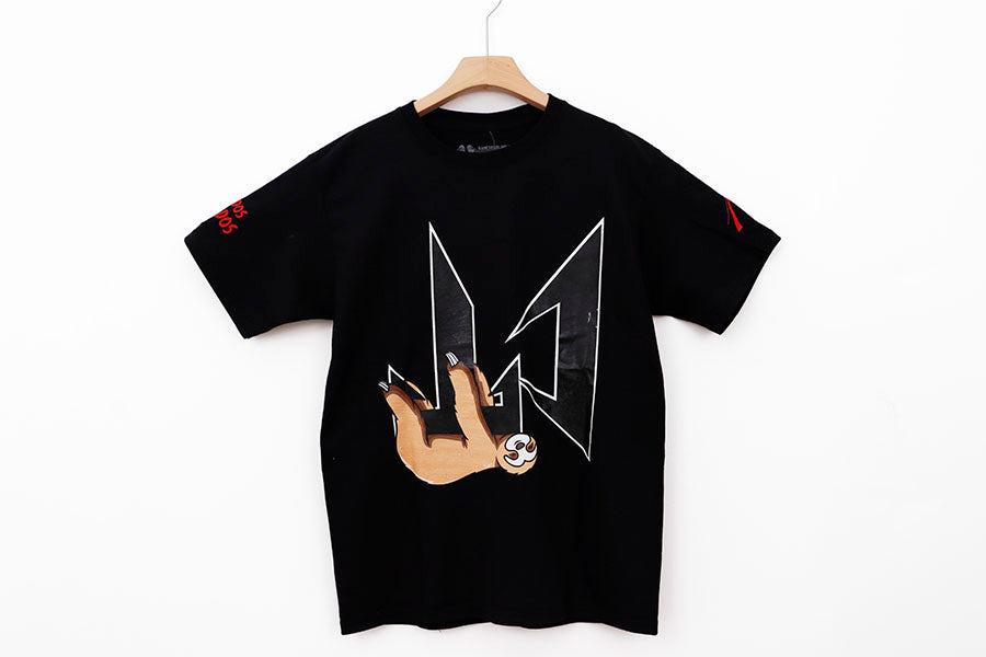 CORRIDOS TUMBADOS LOGO FACE UP BLACK T-SHIRT