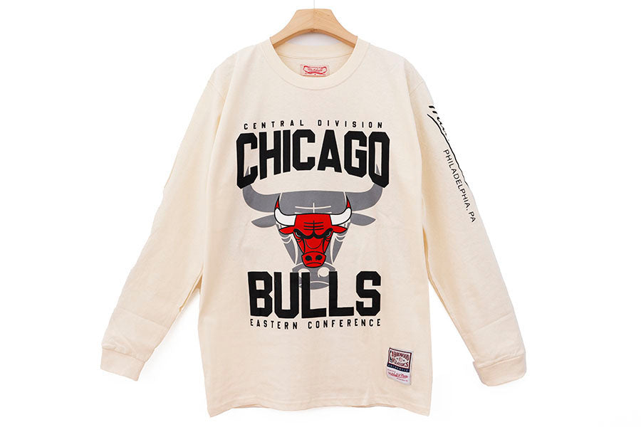 CHICAGO BULLS EASTERN CONFERENCE BEIGE MANGA LARGA