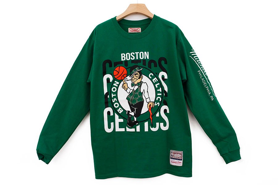 CELTICS GREEN ESSENTIALS MANGA LARGA