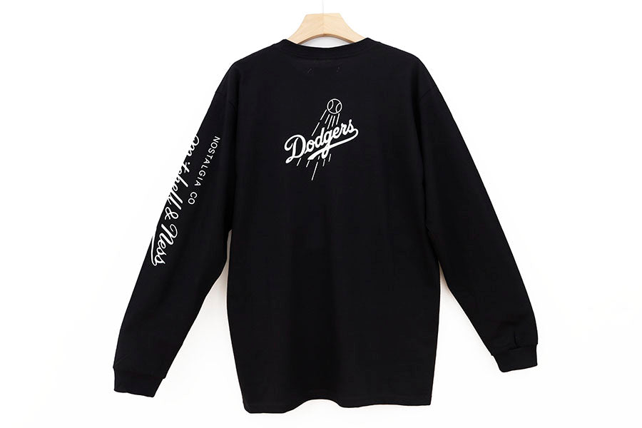 L.A DODGERS MINI LA RED BLACK MANGA LARGA