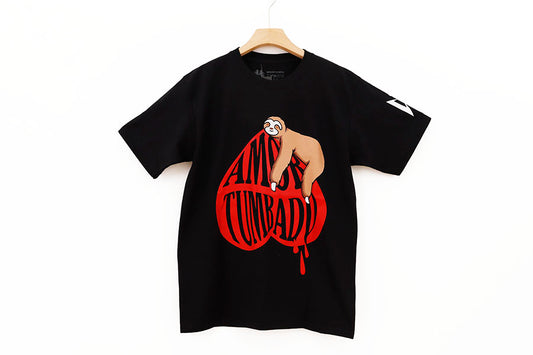 AMOR TUMBADO CT BLACK T SHIRT