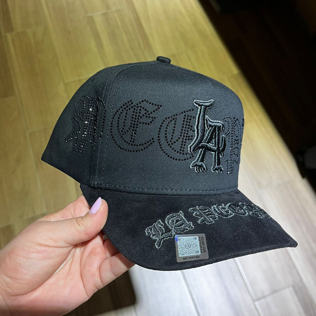 LA PEOPLE BLACK CRYSTAL MZ HATSS