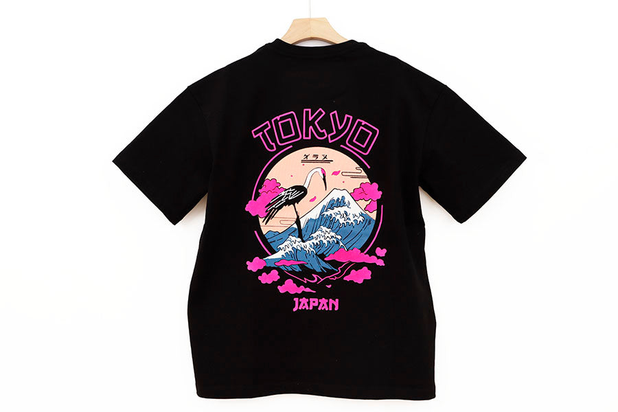 TOKYO JAPAN ROSE AND BLACK OVERSIZE