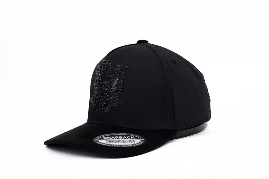 AMIRI WORD BLACK CRYSTAL WAYCAP PLACA