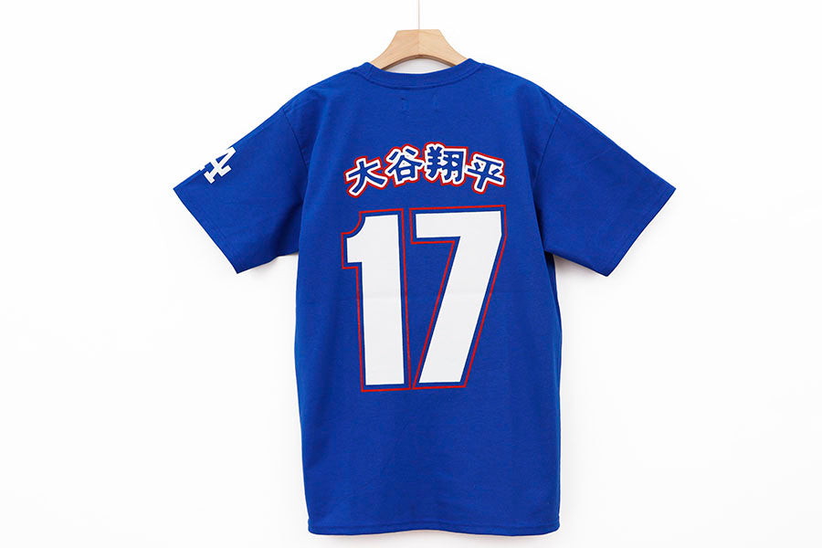 DODGERS 17 BLUE OTHANI JAPAN LETTERS EDITION