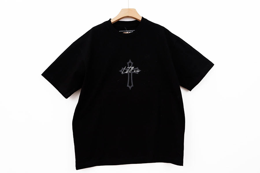 ONLY ONCE GRAY CROSS OVERSIZE