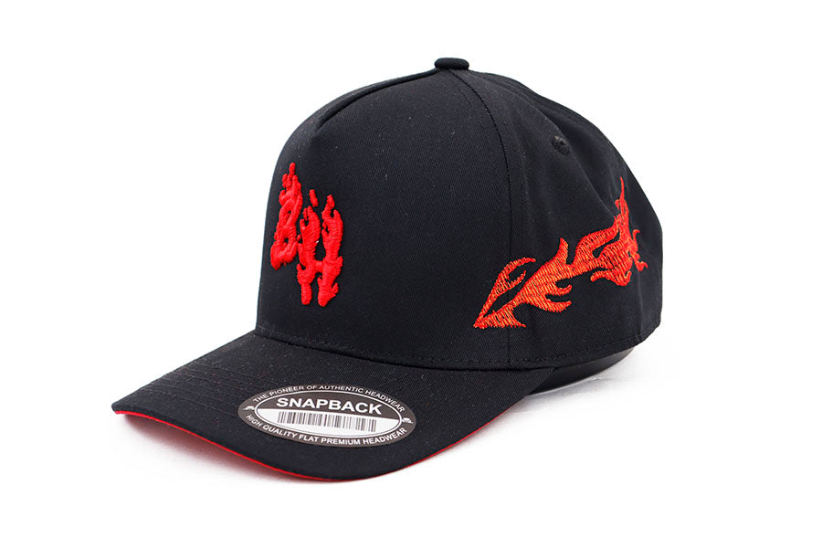 BARBAS HATS FLAME DEGRADED WAYCAP