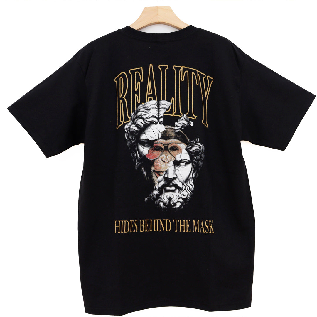 REALITY HIDES BEHIND THE MASK