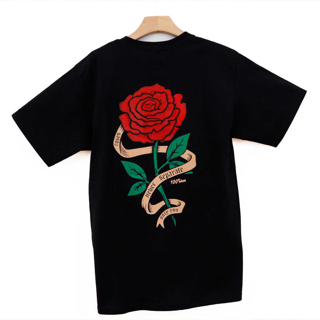 ROSES NEVER SEPARATE BIG RED FLOWER