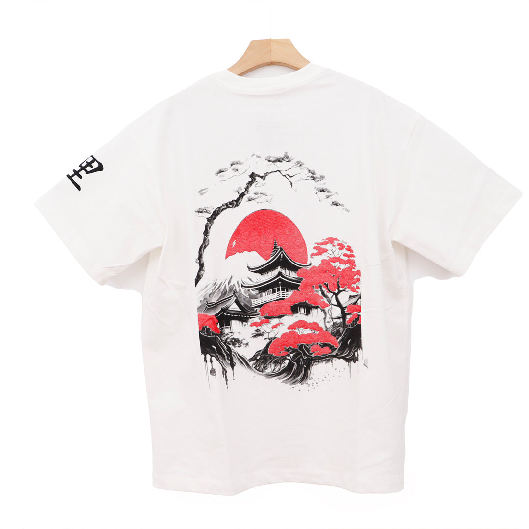 JAPAN THE BIG TEMPLE WHITE OVERSIZE