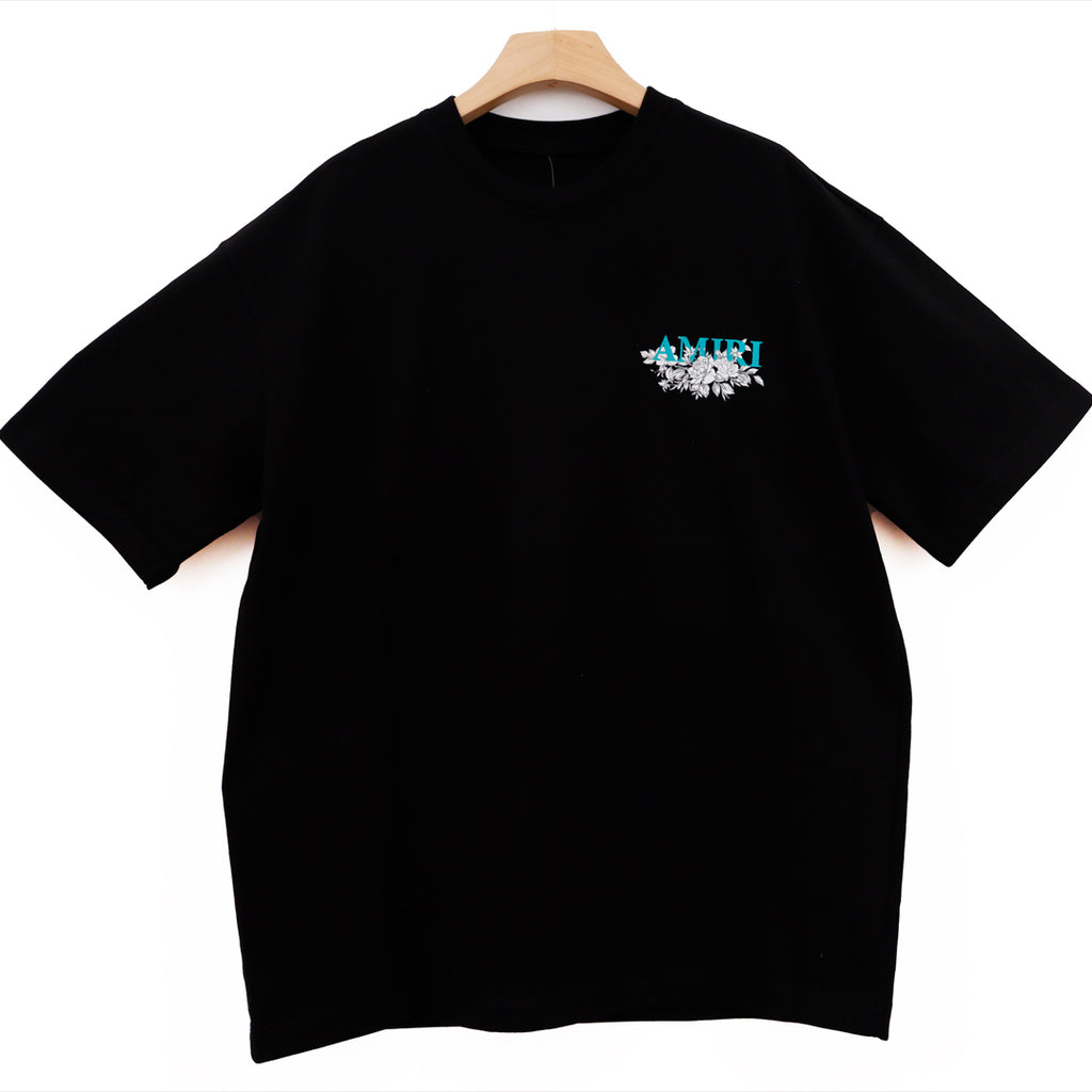 AM ROSES BLACK OVERSIZE