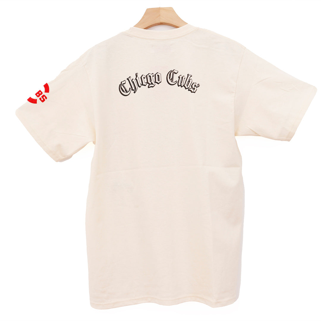 CHICAGO CUBS BEIGE CLASSIC LOGO BASEBALL