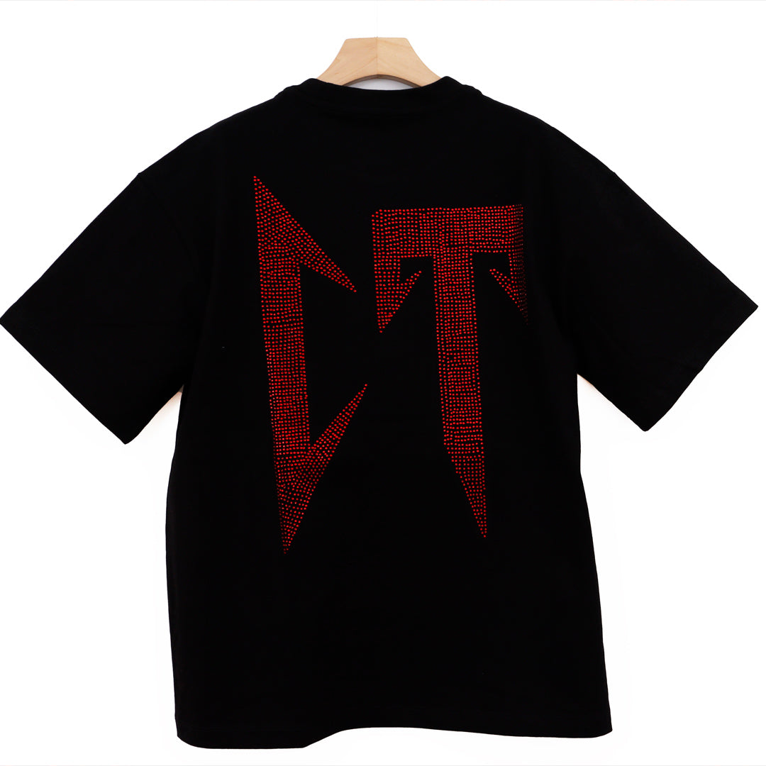 CT BIG RED CRYSTALS IN BACK OVERSIZE