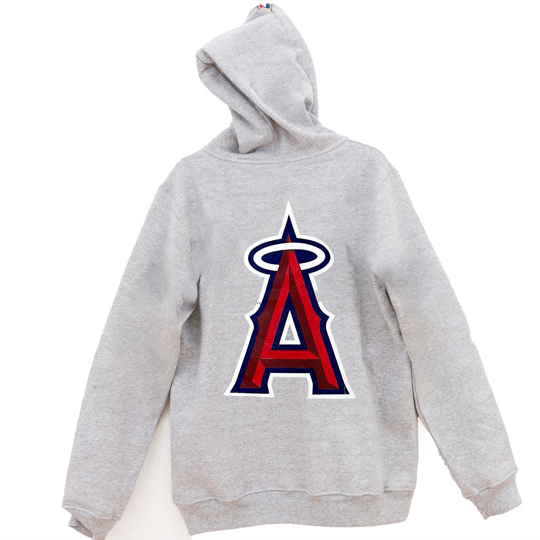 ANAHEIM ANGELS SUDADERA GRAY