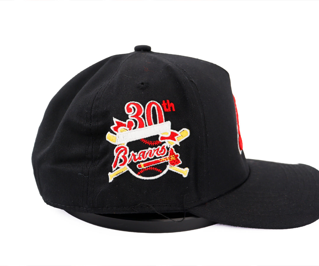 BRAVES A BLACK WAYCAP