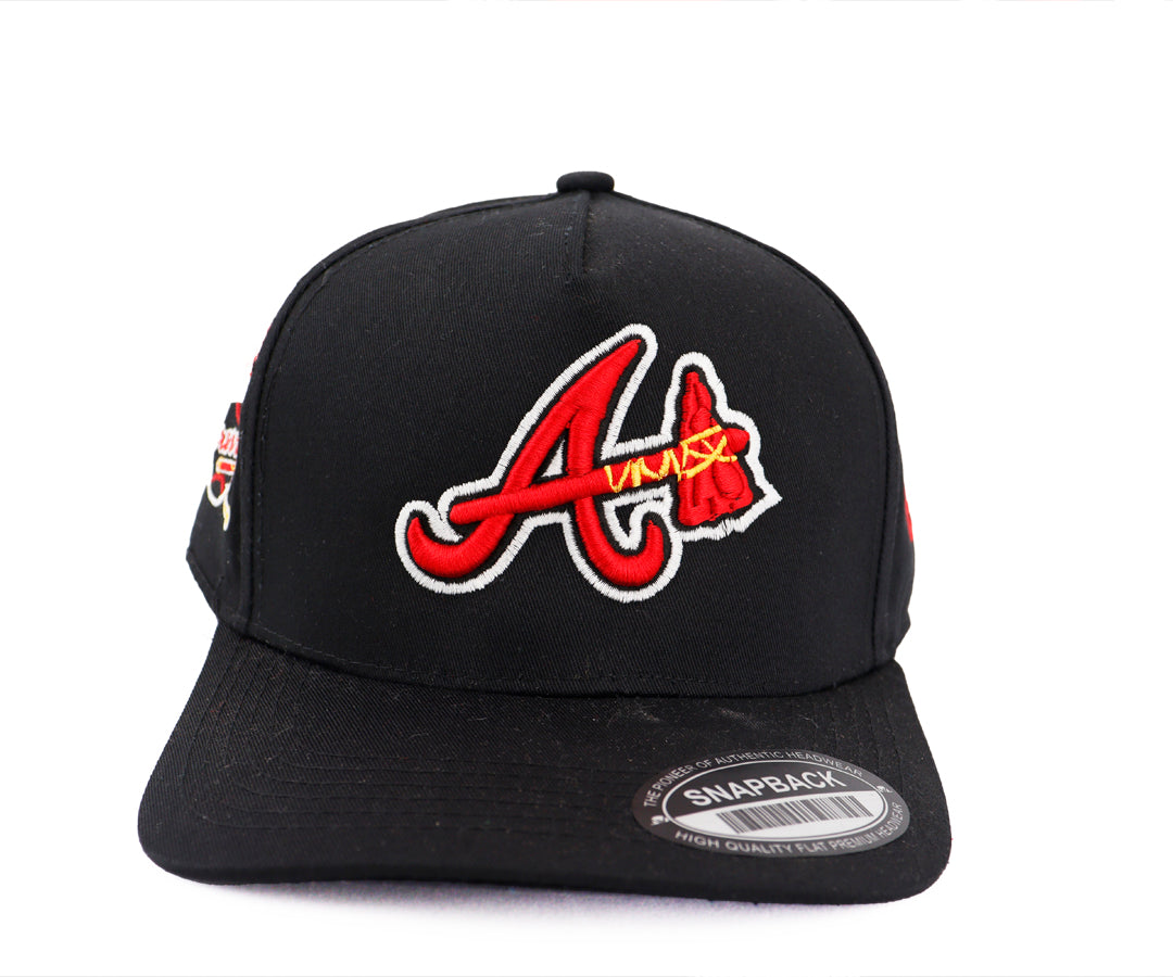 BRAVES A BLACK WAYCAP