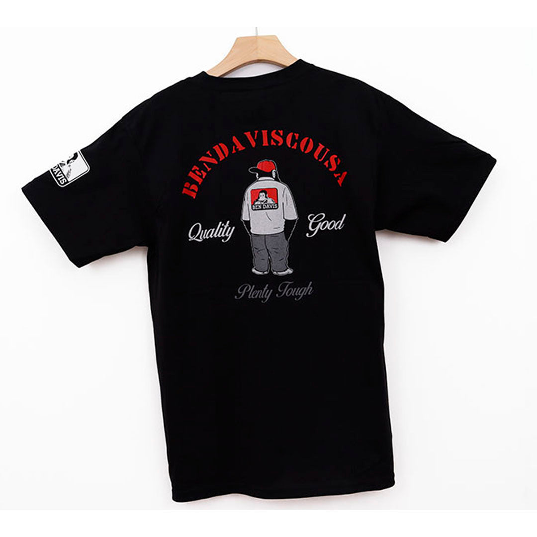 BEN DAVIS CLASSI LOGO T SHIRT BLACK