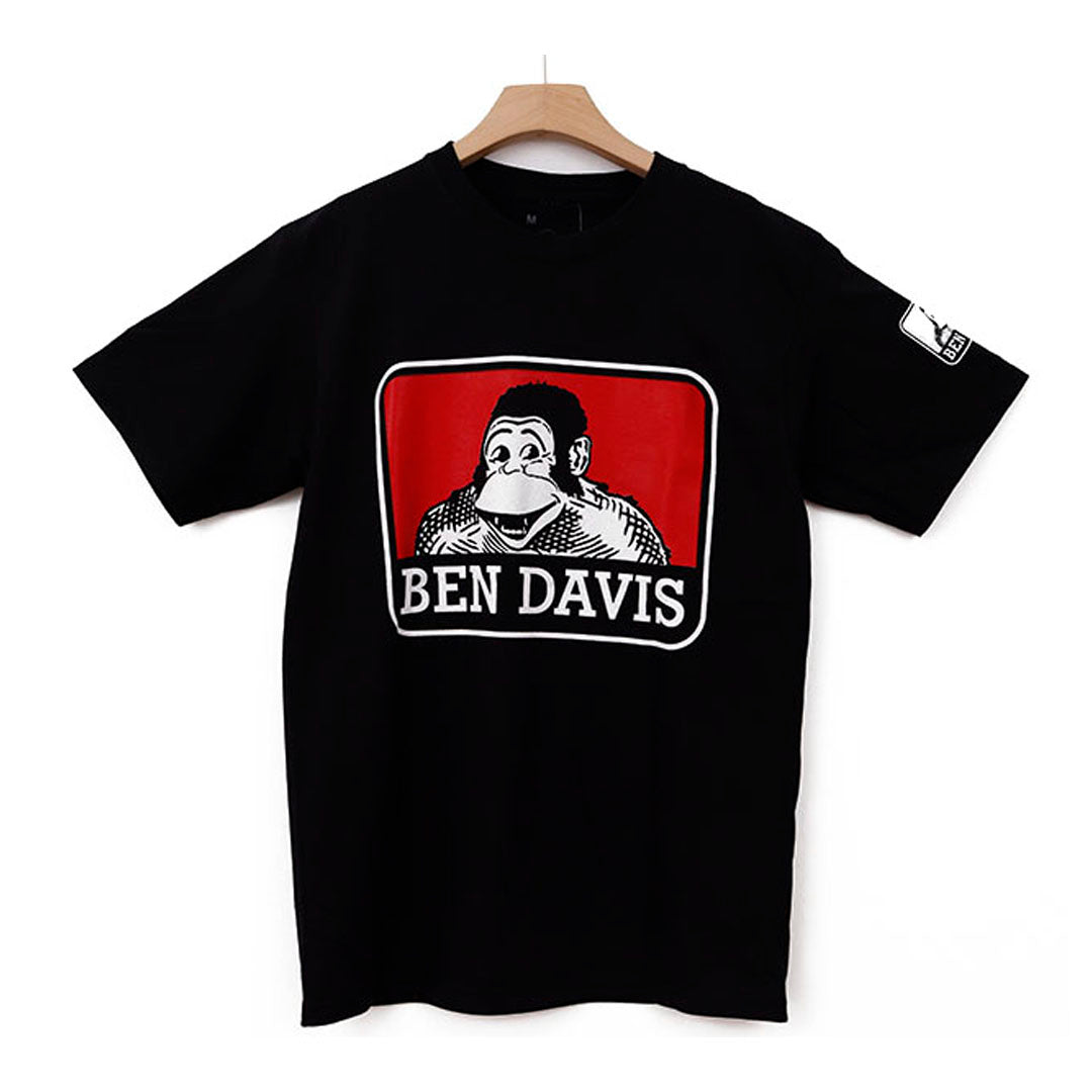 BEN DAVIS CLASSI LOGO T SHIRT BLACK