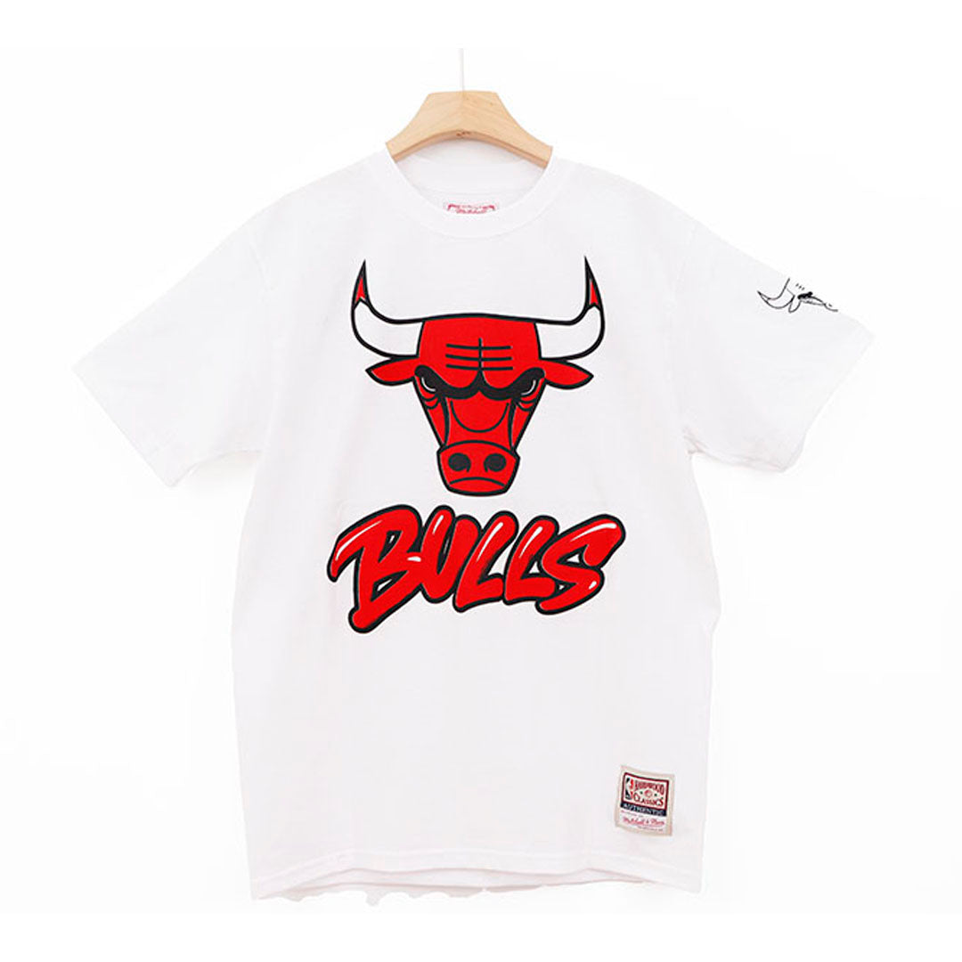 BULLS PAINT WHITE T SHIRT