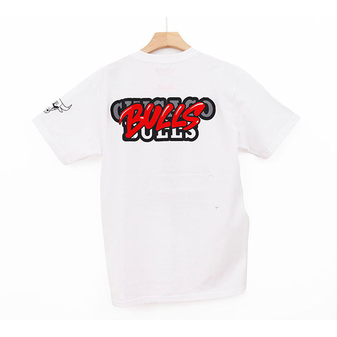BULLS PAINT WHITE T SHIRT