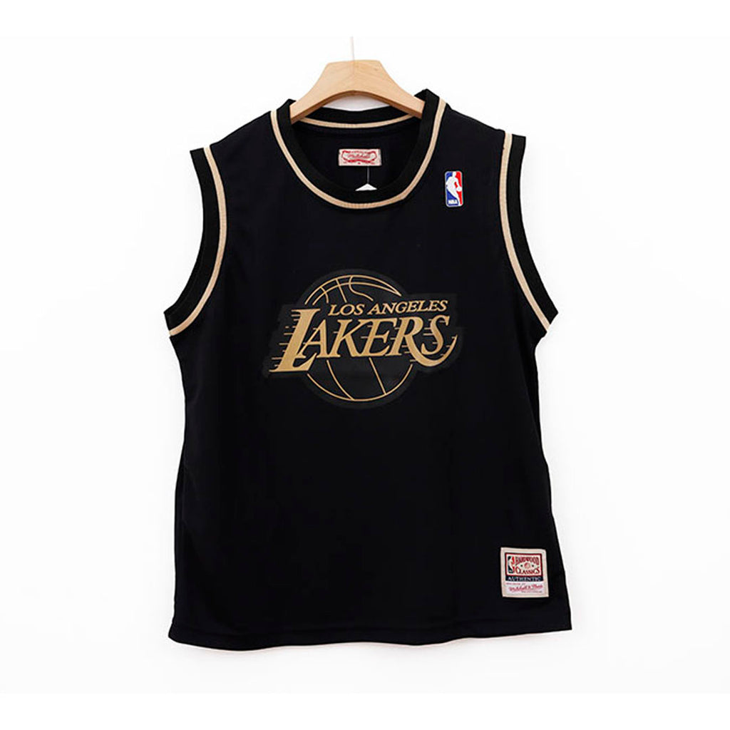 LOS ANGELES LAKERS BRYANT 24 GOLD BLACK