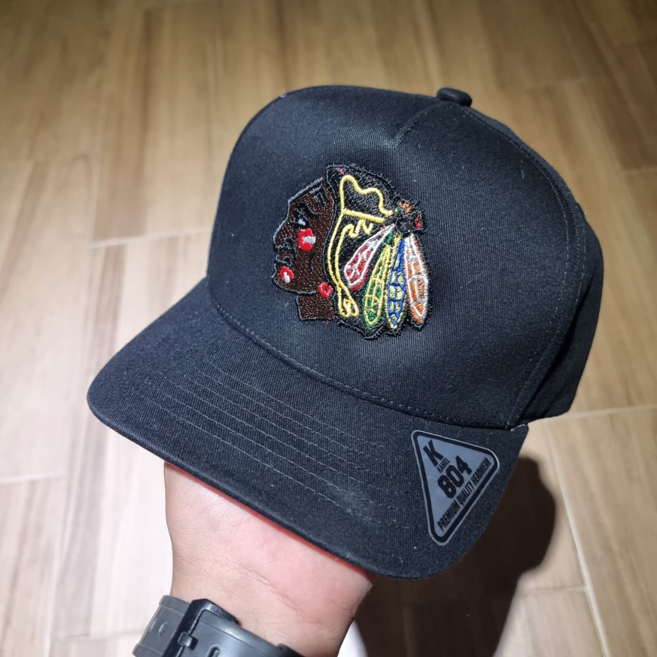 CHICAGO BLACKHAWKS TOTAL BLACK CAP KAMEL