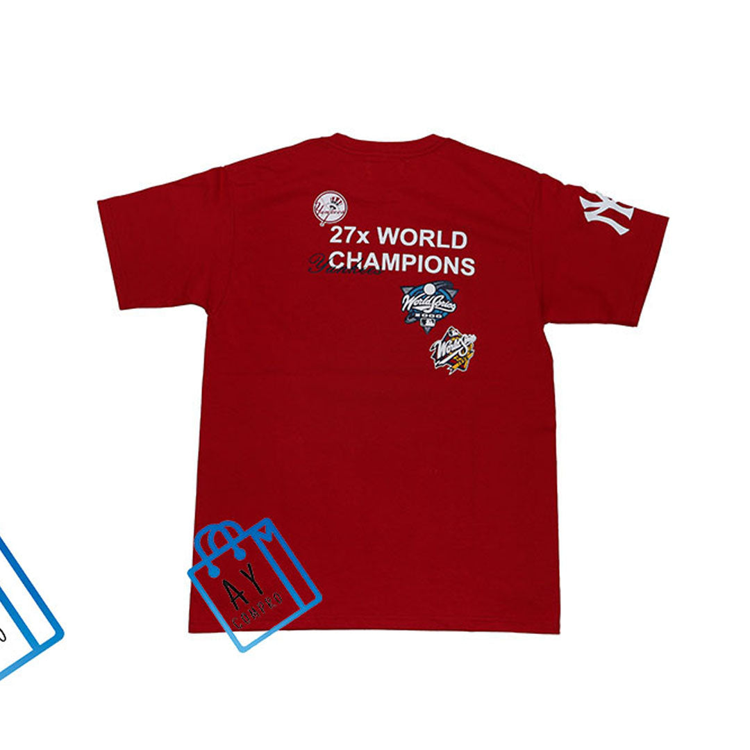 NEW YORK YANKEES LOGOS WORLD SERIES RED