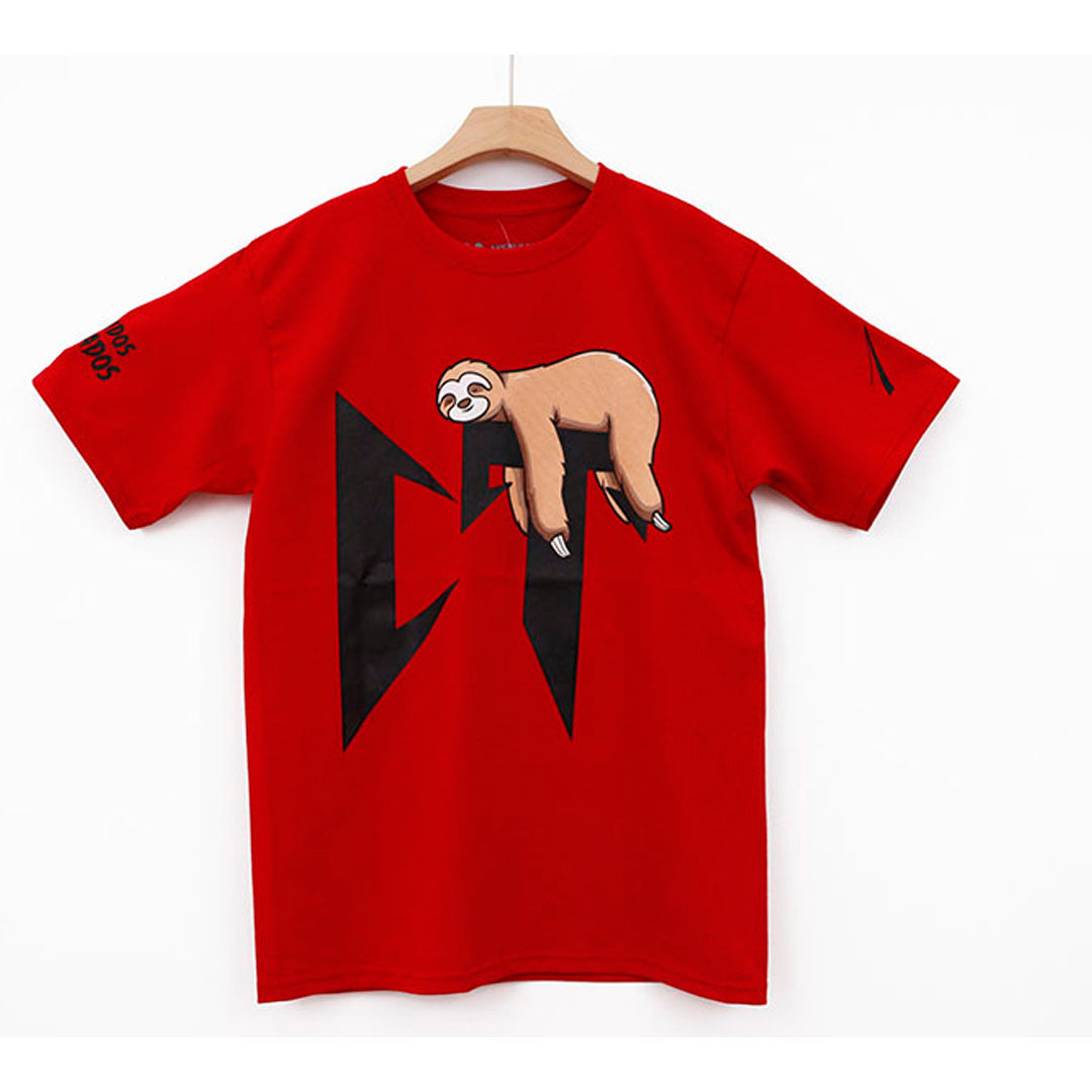 CORRIDOS TUMBADOS LOGO RED T-SHIRT
