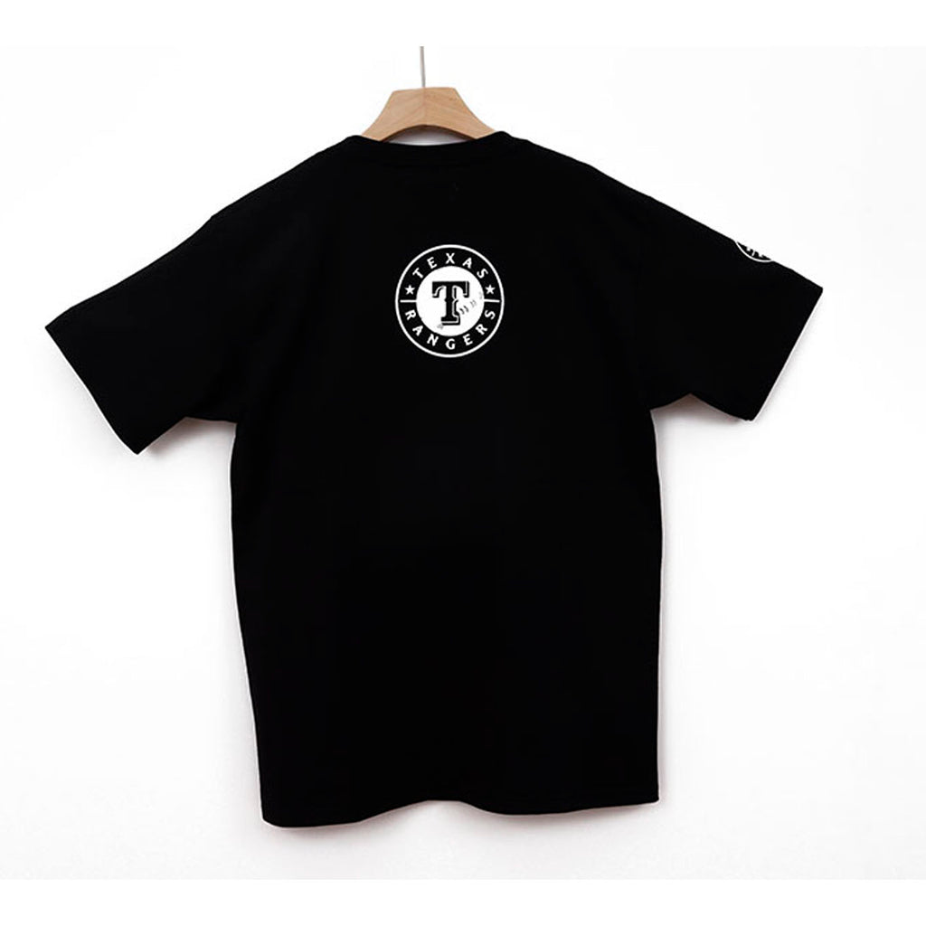 TEXAS RANGERS RED OUTLINE BLACK