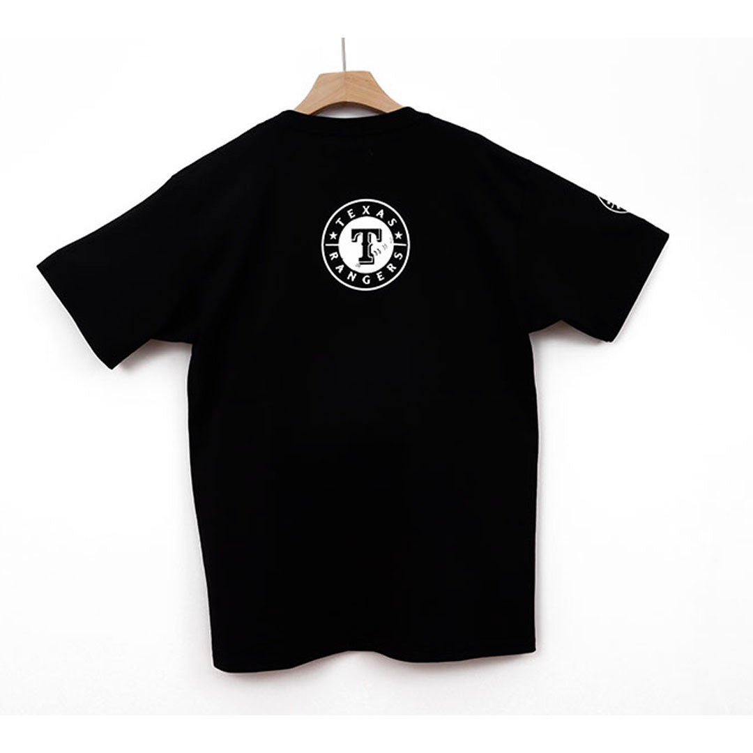 TEXAS RANGERS RED OUTLINE BLACK
