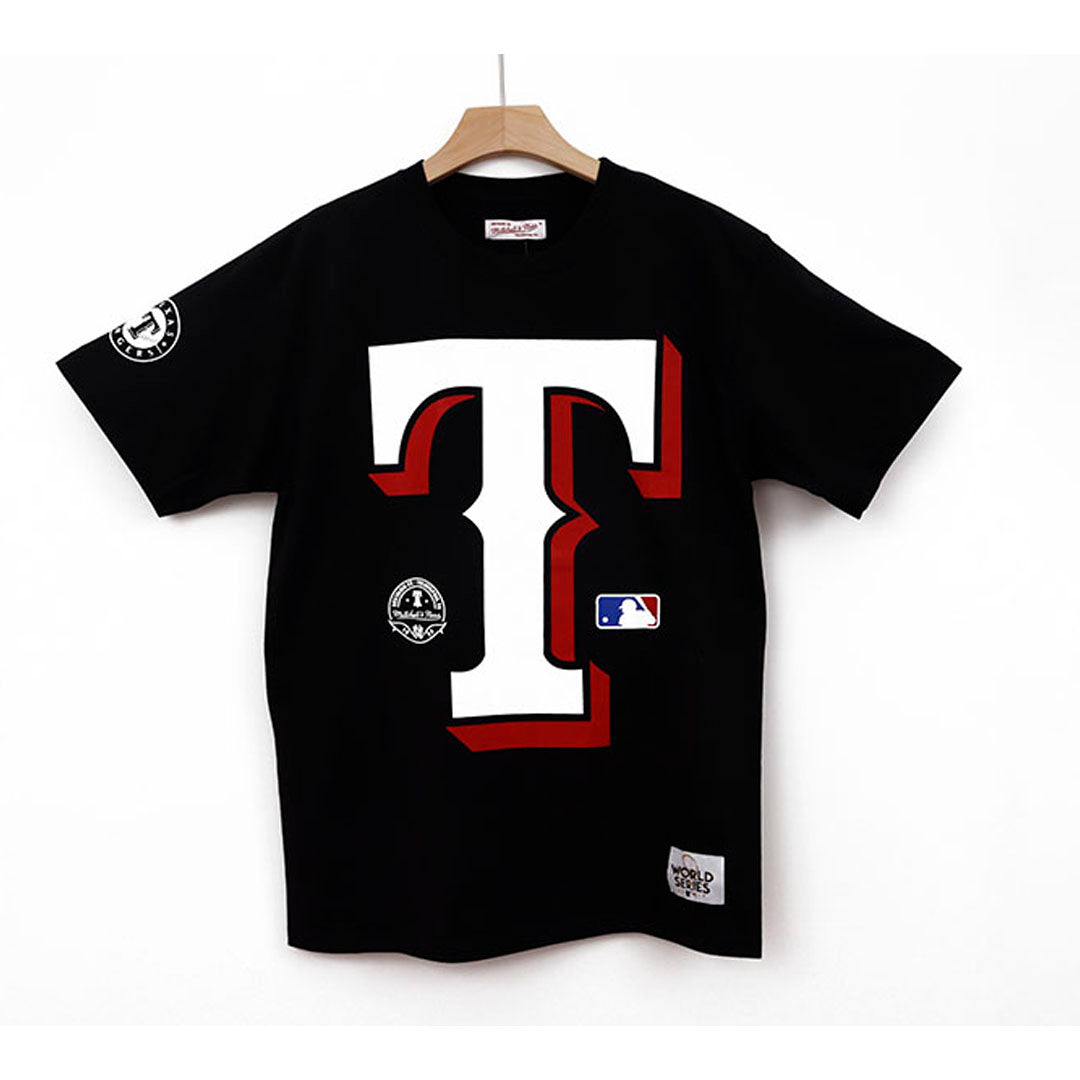 TEXAS RANGERS RED OUTLINE BLACK