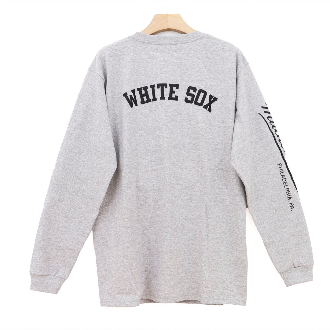 CHICAGO WHITE SOX GRAY JASPE MANGA LARGA
