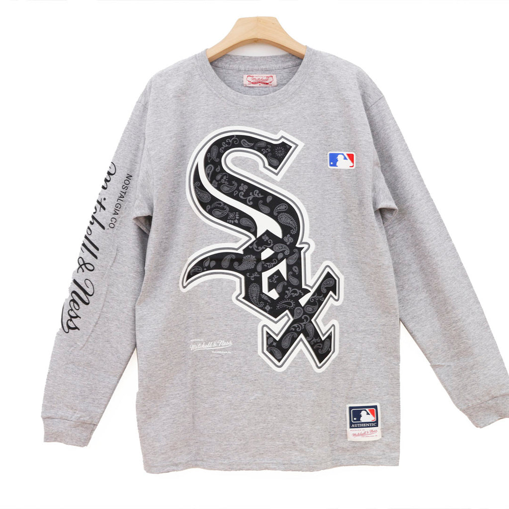 CHICAGO WHITE SOX GRAY JASPE MANGA LARGA