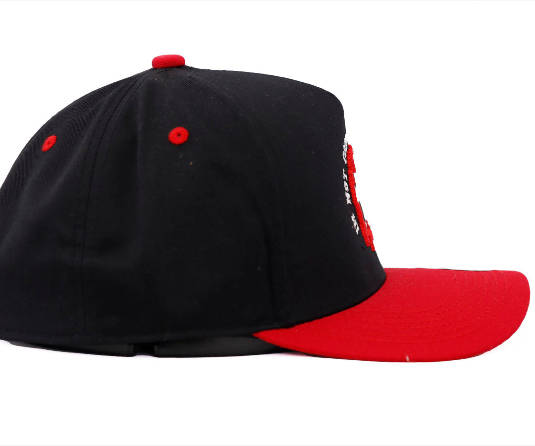 IM NOT GOOD IN THE HEAD BLACK CAP VICERA RED WAYCAP