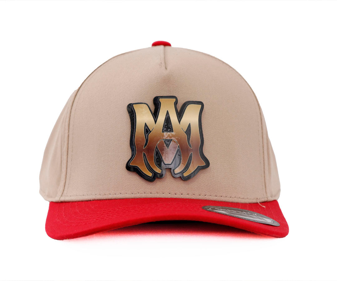 AMIRI LOGO BROWN AND RED WAYCAP