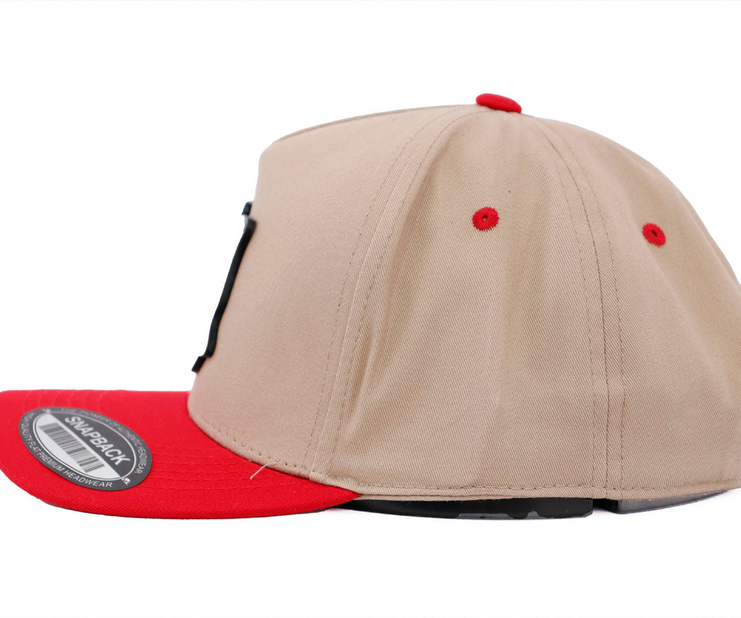 AMIRI LOGO BROWN AND RED WAYCAP