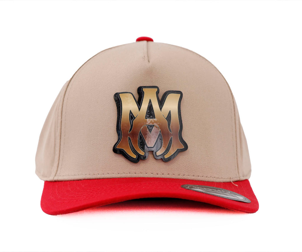 AMIRI LOGO BROWN AND RED WAYCAP