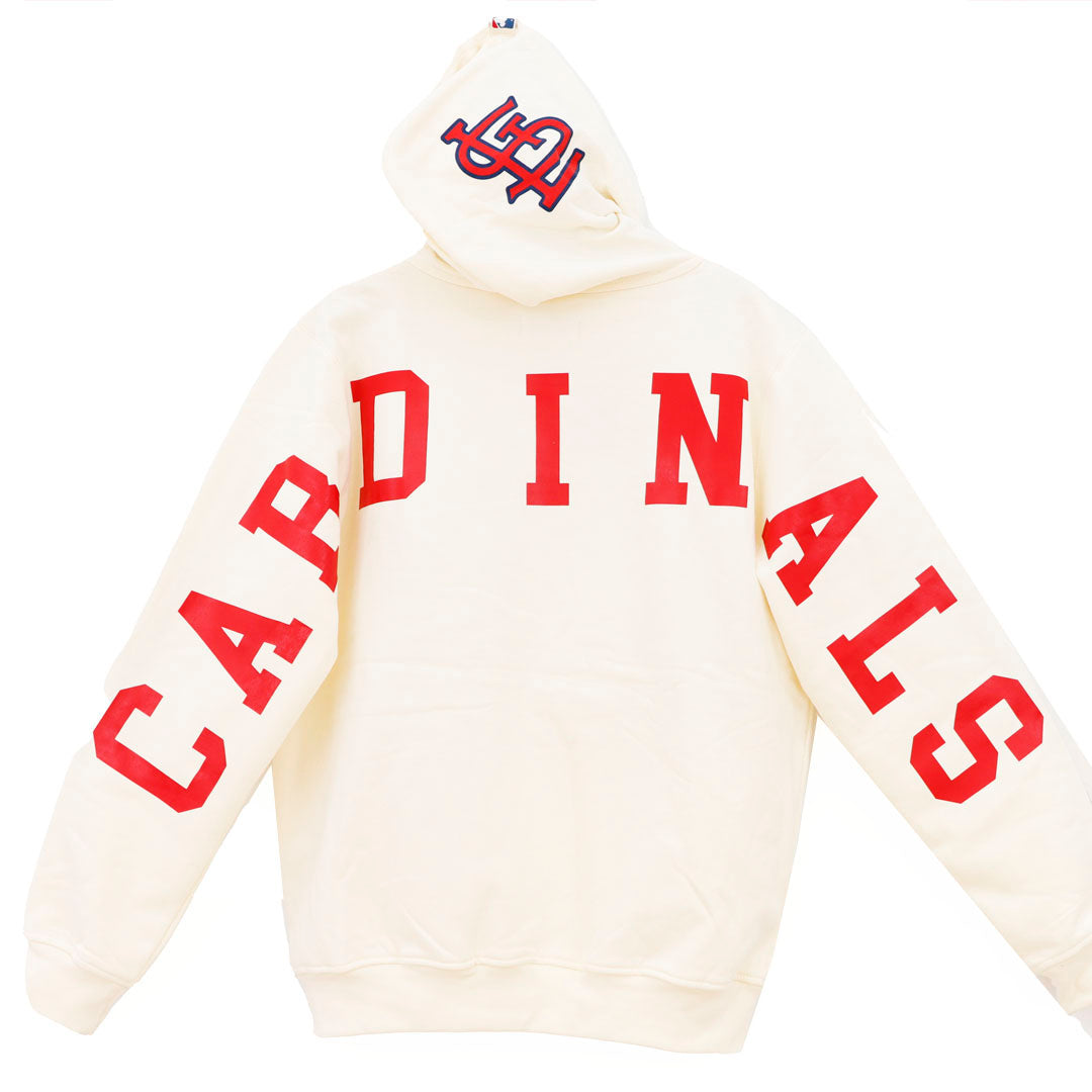ST LOUIS CARDINALS CLASSIS LOGO BEIGE SUDADERA TOTAL PRINT