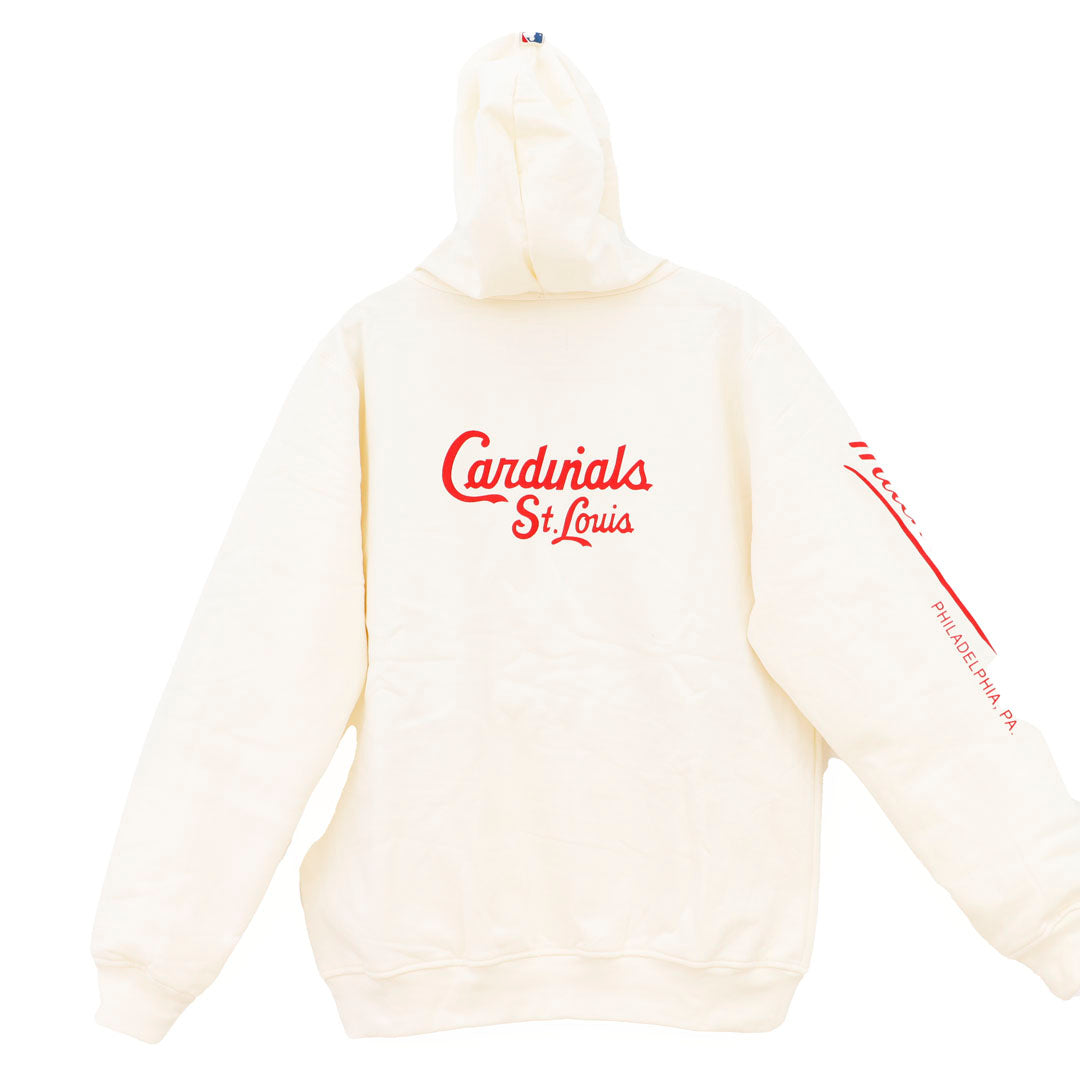 ST LOUIS CARDINALS CLASSIS LOGO BEIGE SUDADERA