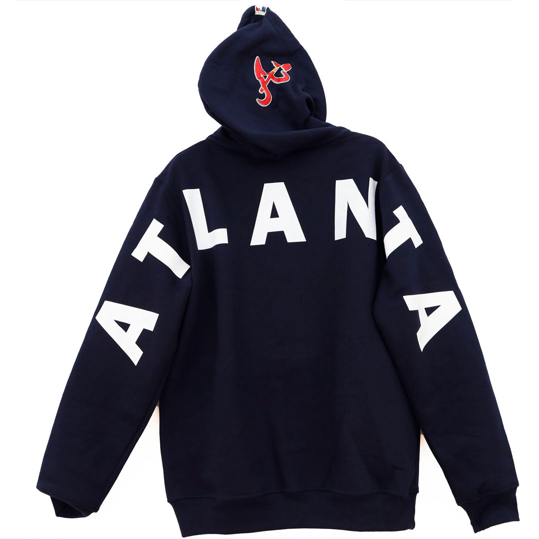 ATLANTA BRAVES BACK BIG LETTERS SUDADERA