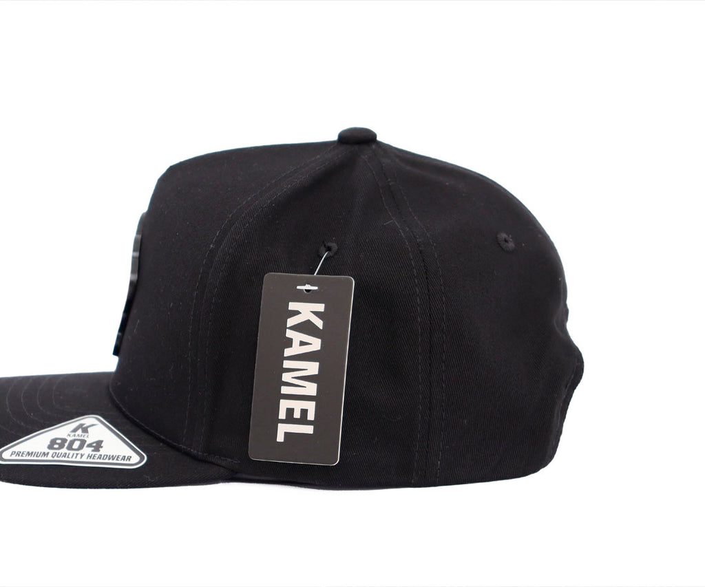 PAYASO COLOR BLACK CAP PLACA KAMEL