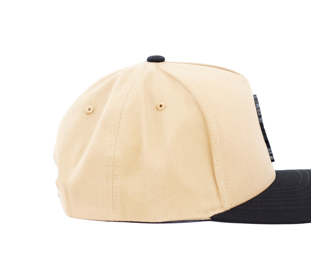 VIRGEN SAND AND BLACK CAP PLACA KAMEL