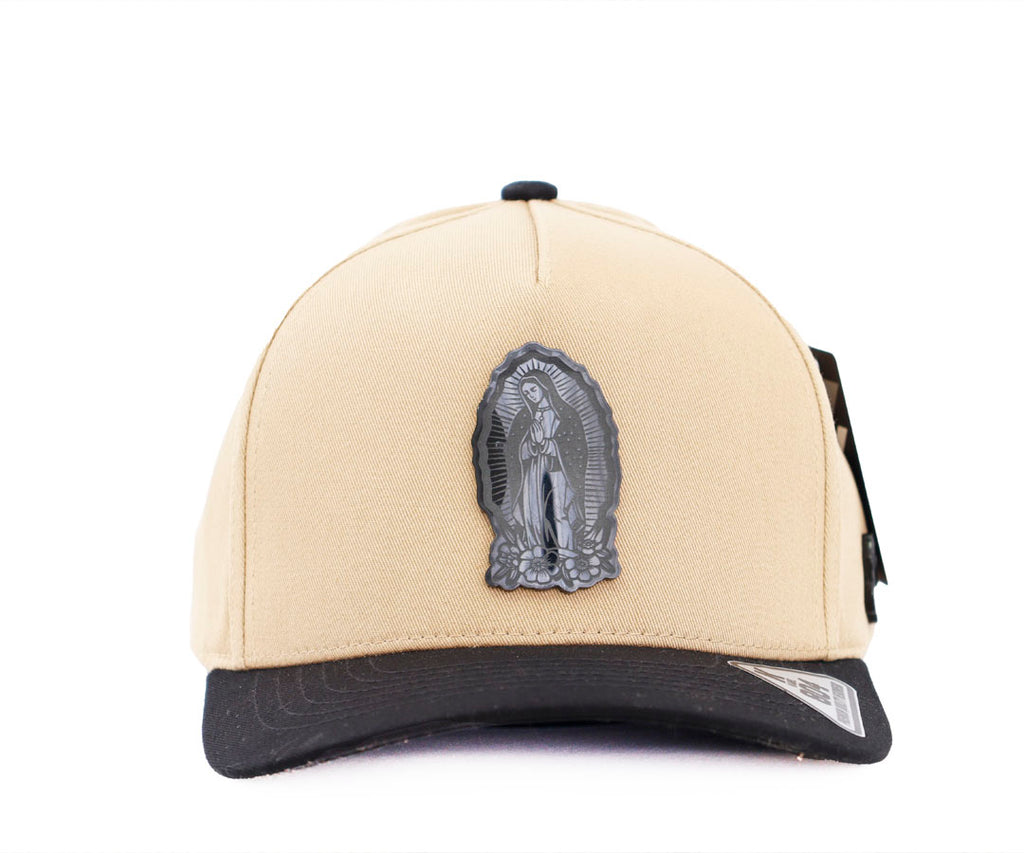 VIRGEN SAND AND BLACK CAP PLACA KAMEL