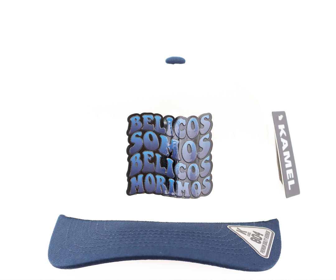 BELICOS SOMOS BELICOS MORNIMOS BLUE KAMEL PLACA