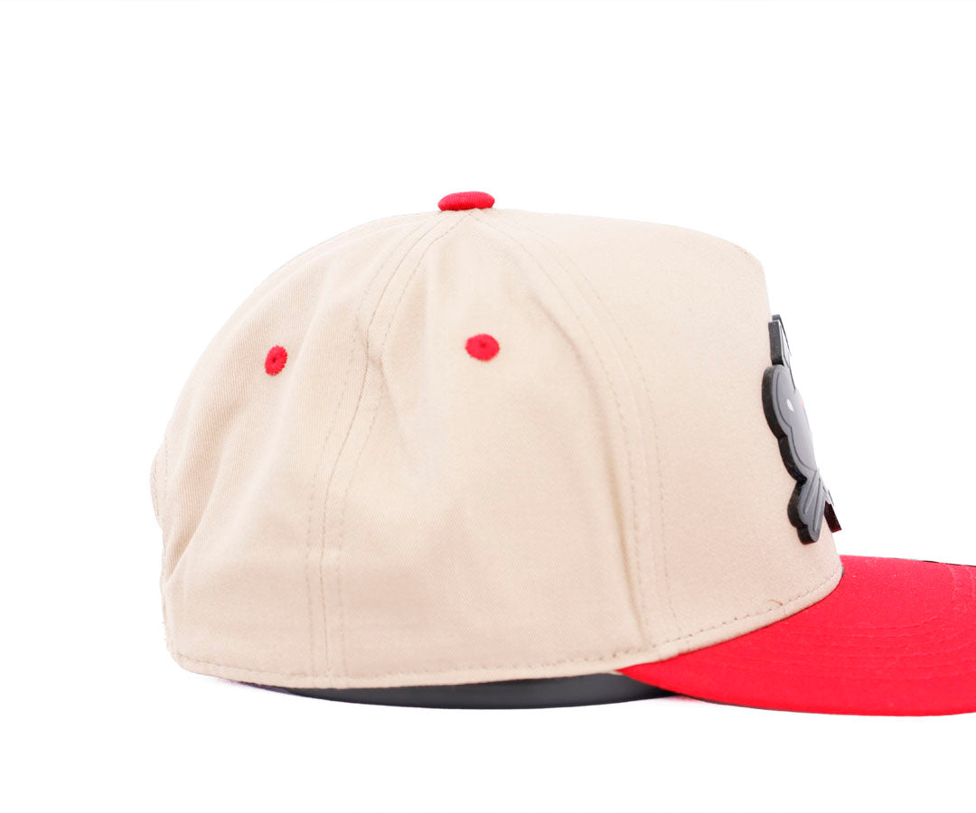 PANTERA ROSA PACHECA BLACK BROWN AND RED CAP PLACA WAYCAP