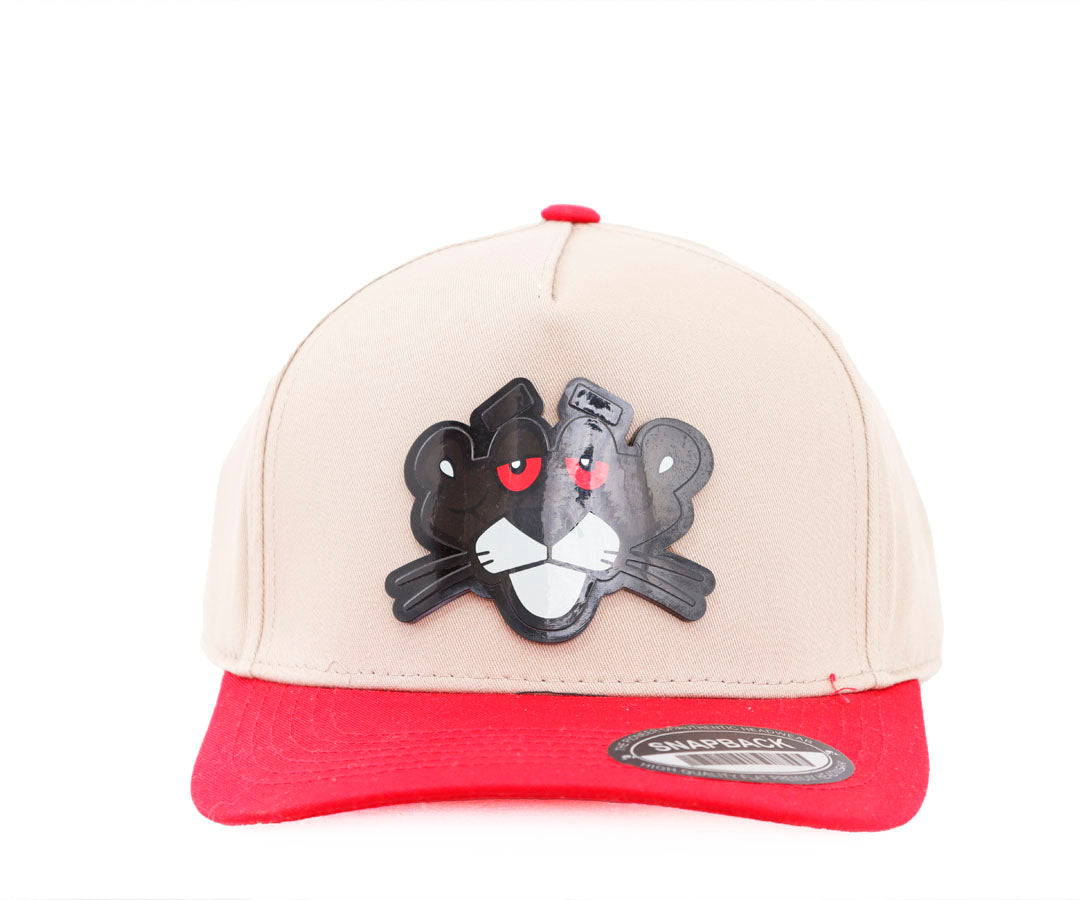 PANTERA ROSA PACHECA BLACK BROWN AND RED CAP PLACA WAYCAP