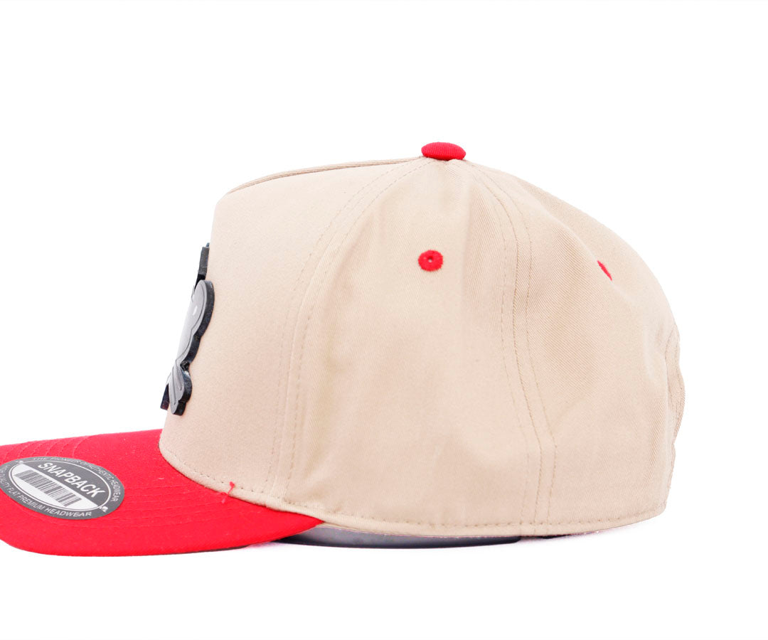 PANTERA ROSA PACHECA BLACK BROWN AND RED CAP PLACA WAYCAP