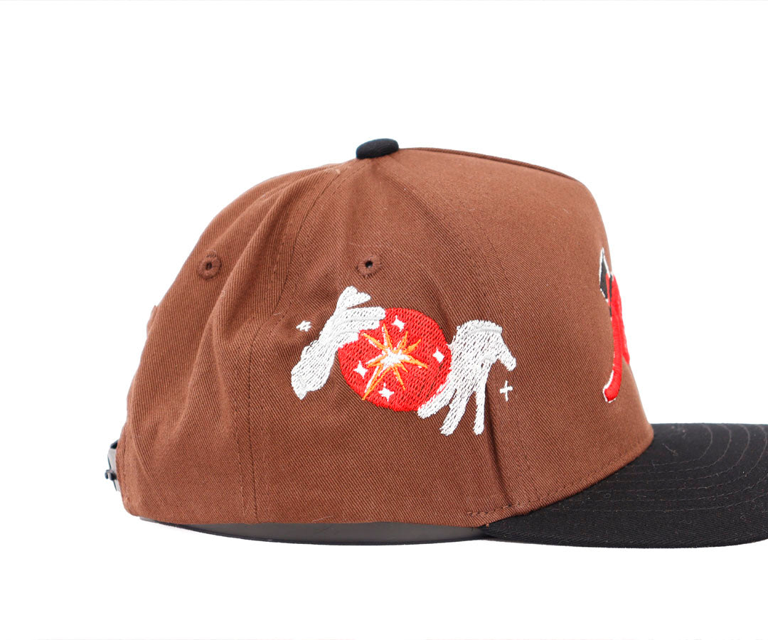 EL MAGO M RED IN BROWN CAP KAMEL